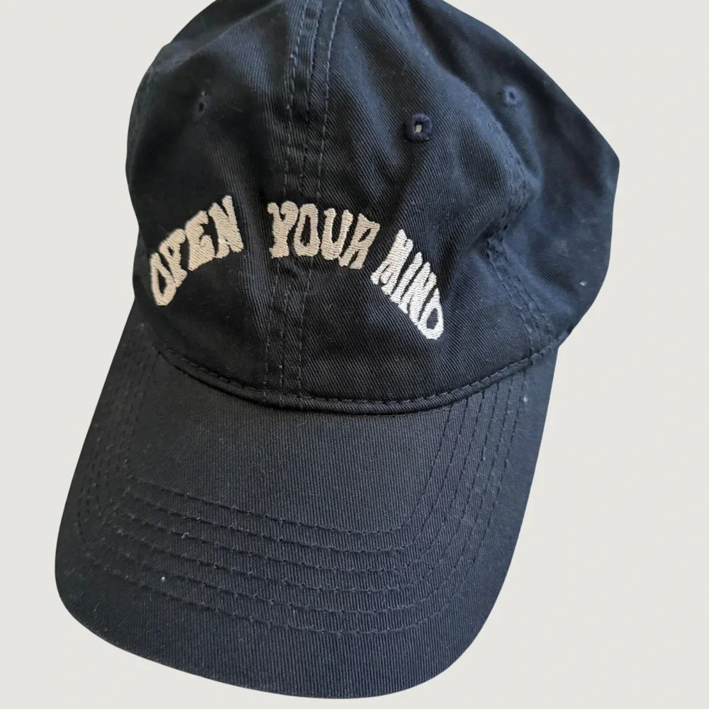 Open Your‎ Mind Embroidered Dad Hat Baseball Cap Adjustable Strapback